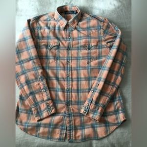 Men’s vintage look Ralph Lauren flannel shirt L
